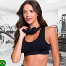 Top Selene Nadador Poliamida Sem Costura Alta Sustentação