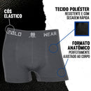 Kit 12 Cuecas Boxer Polo Wear Poliéster Sem Costura Masculina