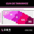 Kit 3 Shorts Modelador Lupo Cinta Abdominal