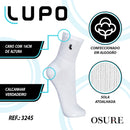 Kit 10 Pares Meias Lupo Original Cano Médio Alto Algodão Masculina Feminina Meia Atoalhada Grossa Pacote Sport Esportiva