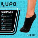 Kit 10 Pares Meias Lupo Original Sapatilha Soquete Algodão Masculina Feminina