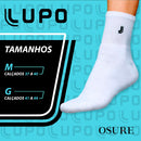 Kit 10 Pares Meias Lupo Original Cano Médio Alto Algodão Masculina Feminina Meia Atoalhada Grossa Pacote Sport Esportiva