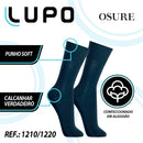 Kit 6 Pares Meias Lupo Social Meia Cano Alto Longo